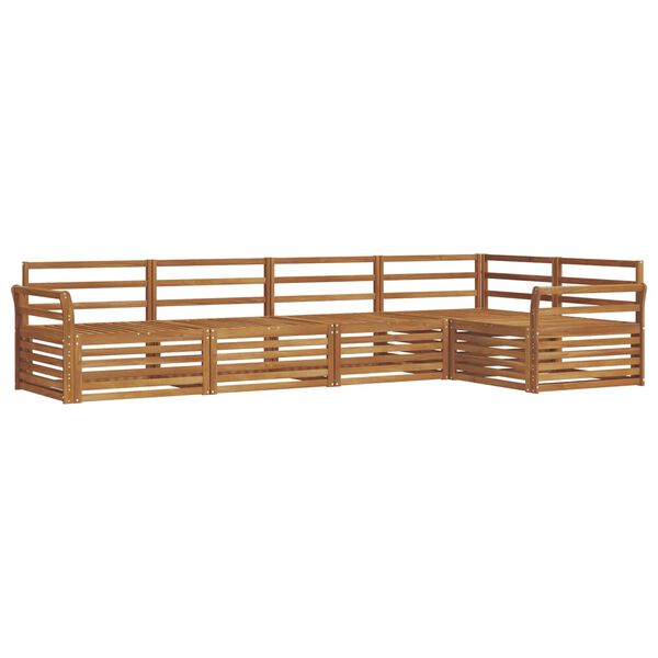 vidaXL &Sigma;&epsilon;&iota;&rho;ά &Kappa;&alpha;&nu;&alpha;&pi;έ &Epsilon;&xi;&omega;&tau;&epsilon;&rho;&iota;&kappa;&omicron;ύ 5 pcs &Phi;&upsilon;&sigma;&iota;&kappa;ό &Sigma;&tau;&epsilon;&rho;&epsilon;ό &Xi;ύ&lambda;&omicron; &Alpha;&kappa;&alpha;&kappa;ί&alpha;&sigmaf;