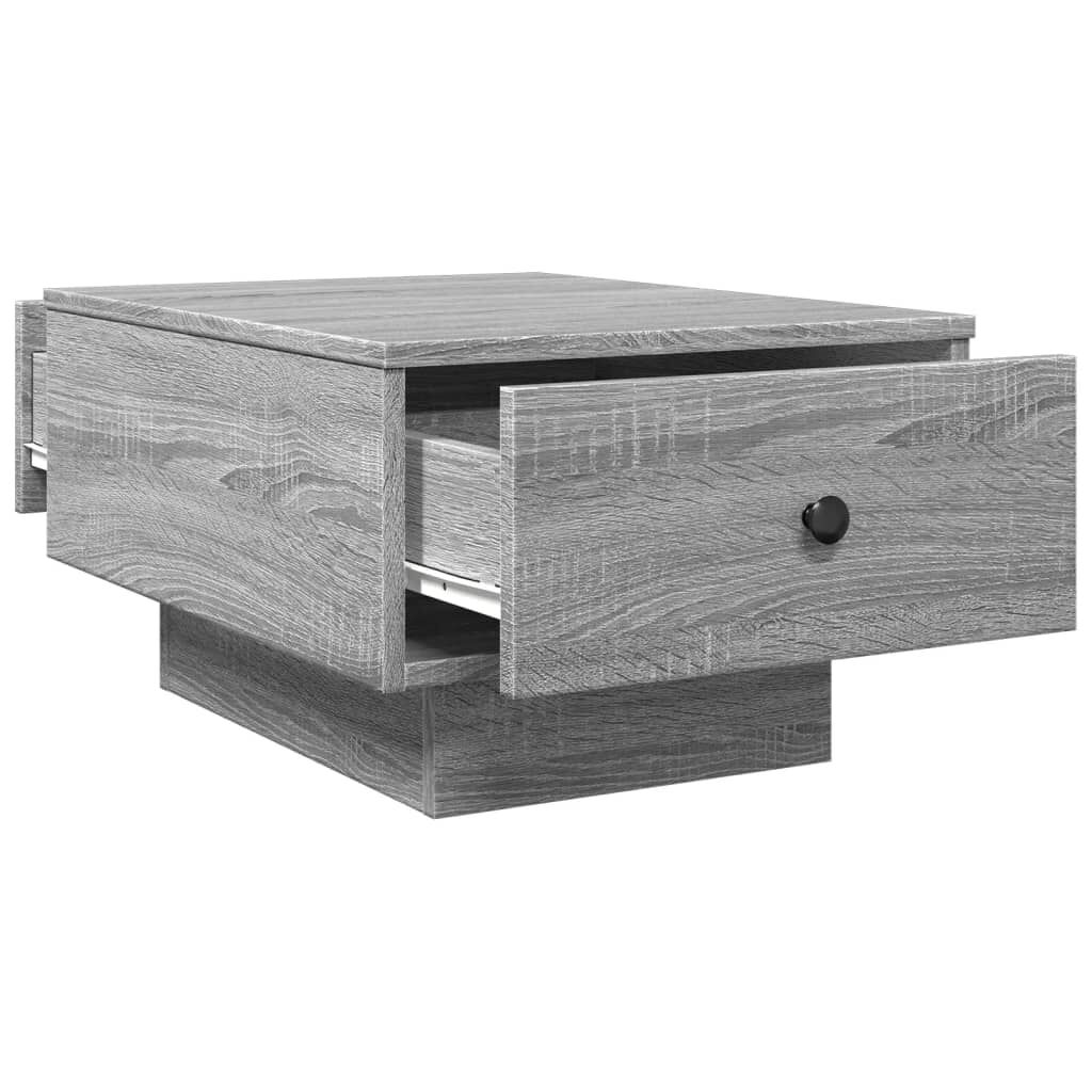 vidaXL Τραπεζάκι Σαλονιού Γκρι Sonoma 60x45x31 εκ. Επεξεργασμένο Ξύλο