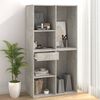 808840 vidaXL Ντουλάπι Καλλυντικών Γκρι Σκυροδ. 80x40x75 εκ Επεξ. Ξύλο