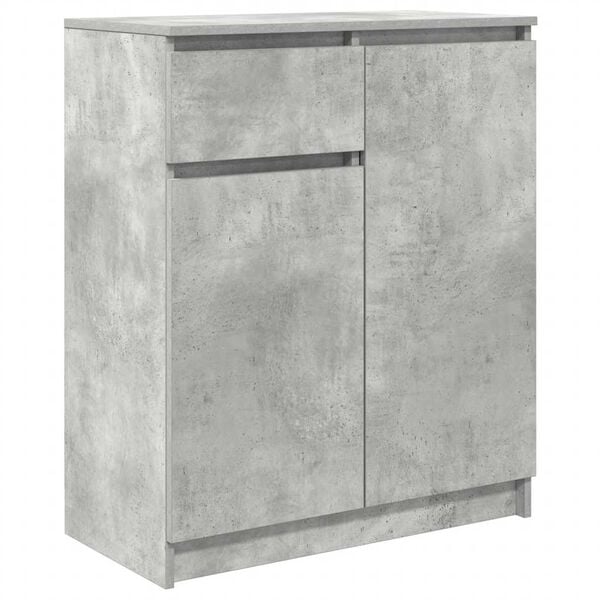 vidaXL Συρταριέρα με Συρτάρια Γκρι Σκυρ. 71x35x84 εκ. από Επεξ. Ξύλο