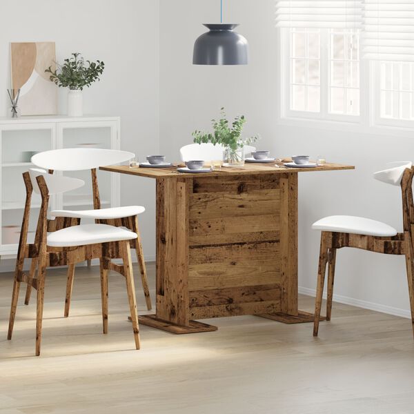vidaXL Τραπεζαρία Παλαιό ξύλο 110 x 60 x 75 cm Επεξεργασμένο ξύλο