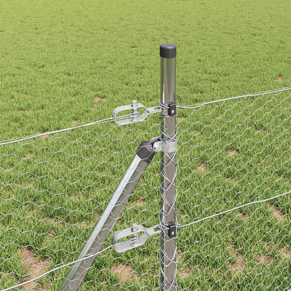 vidaXL &Sigma;&tau;ύ&lambda;&omicron;&sigmaf; &Pi;&epsilon;&rho;&iota;&phi;&rho;ά&xi;&epsilon;&omega;&nu; &Alpha;&sigma;&eta;&mu;ί 50 x 0,6 &mu; (25 mm &delta;ί&kappa;&tau;&upsilon;&omicron;) &Alpha;&tau;&sigma;ά&lambda;&iota;