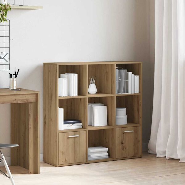 vidaXL Βιβλιοθήκη Artisan Δρυς 98x29x97,5 εκ. Επεξεργασμένο Ξύλο