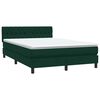 vidaXL Box Spring &kappa;&rho;&epsilon;&beta;ά&tau;&iota; &mu;&epsilon; &sigma;&tau;&rho;ώ&mu;&alpha; &sigma;&kappa;&omicron;ύ&rho;&omicron; &pi;&rho;ά&sigma;&iota;&nu;&omicron; 160x220cm &Beta;&epsilon;&lambda;&omicron;ύ&delta;&iota;&nu;&omicron;