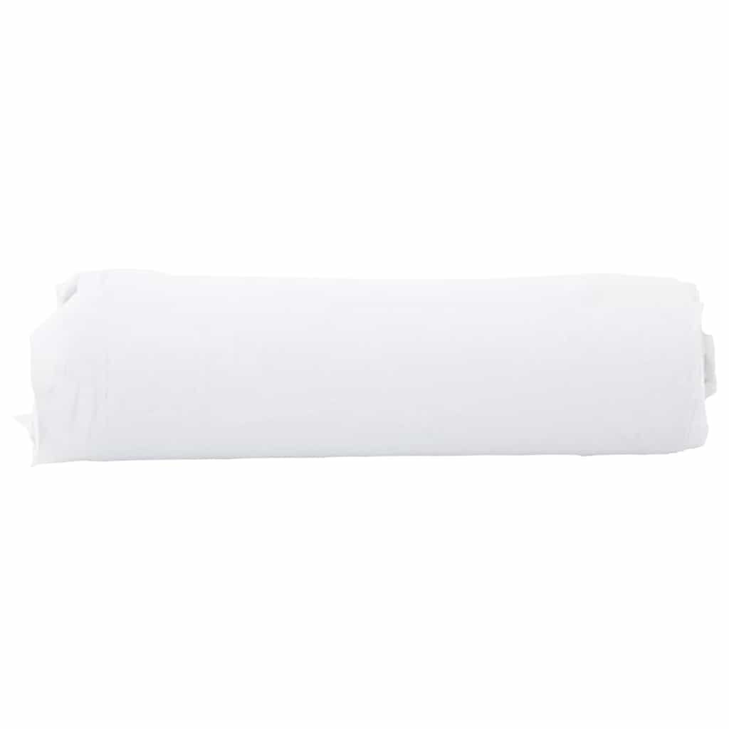 vidaXL Μεμβράνη με Γεωύφασμα Λευκή 1 x 50 μ. Πολυεστερικές Ίνες