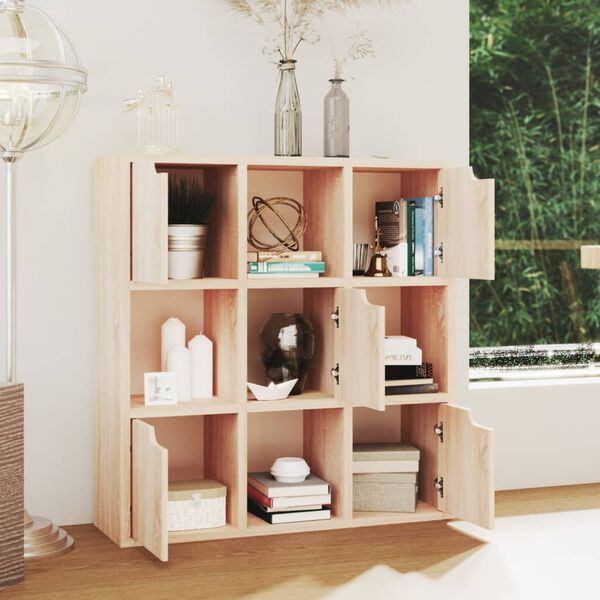 vidaXL &Beta;&iota;&beta;&lambda;&iota;&omicron;&theta;ή&kappa;&eta; Sonoma &Delta;&rho;&upsilon;&sigmaf; 88,5 x 27,5 x 88 &epsilon;&kappa;. &alpha;&pi;ό &Mu;&omicron;&rho;&iota;&omicron;&sigma;&alpha;&nu;ί&delta;&alpha;