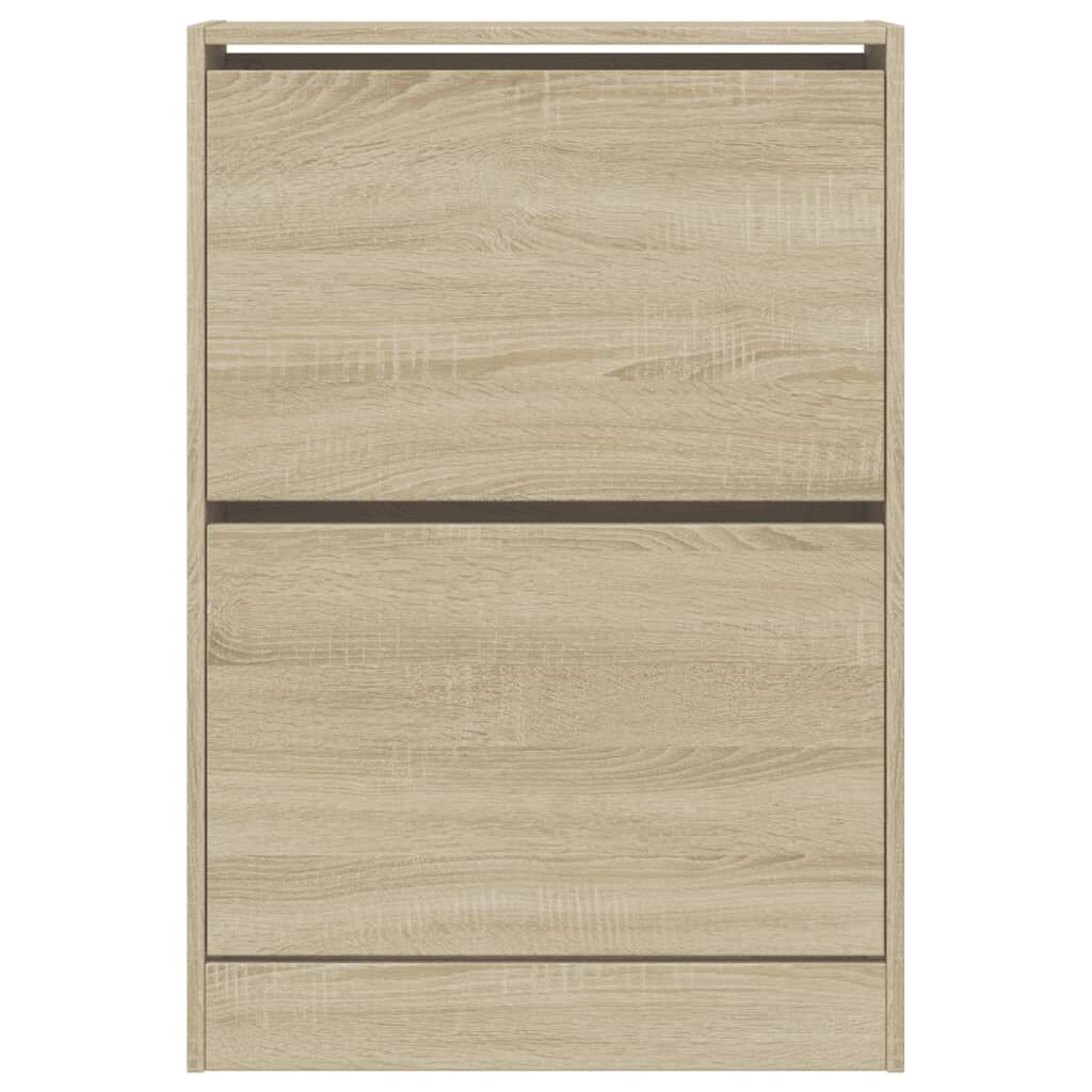 vidaXL Παπουτσοθήκη Sonoma Δρυς 60x21x87,5 εκ. από Επεξεργασμένο Ξύλο