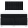 vidaXL &Kappa;&rho;&epsilon;&beta;ά&tau;&iota; Boxspring &mu;&epsilon; &Sigma;&tau;&rho;ώ&mu;&alpha; &Mu;&alpha;ύ&rho;&omicron; 160x200 &epsilon;&kappa;. &Upsilon;&phi;&alpha;&sigma;&mu;ά&tau;&iota;&nu;&omicron;