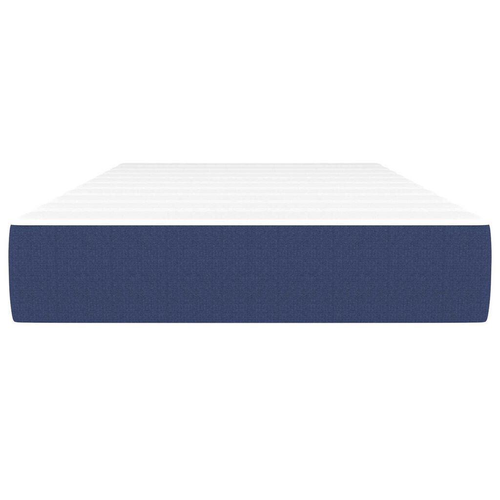 vidaXL Στρώμα με Pocket Springs Μπλε 120x190x20 εκ. Υφασμάτινο