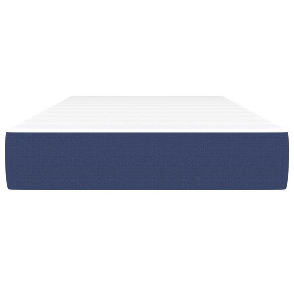 vidaXL Στρώμα με Pocket Springs Μπλε 120x190x20 εκ. Υφασμάτινο