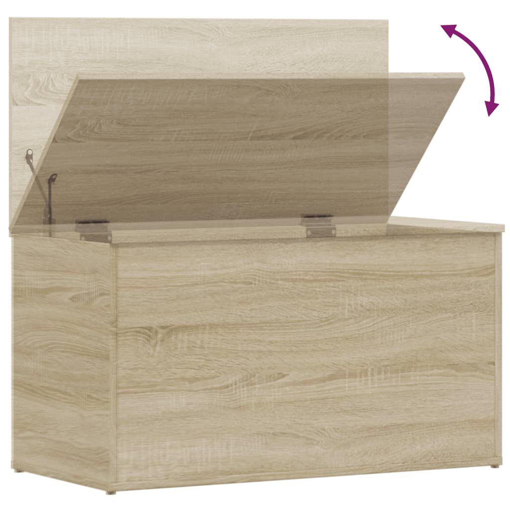 vidaXL Μπαούλο Αποθήκευσης Sonoma Δρυς 84x42x46 εκ. Επεξεργασμένο Ξύλο