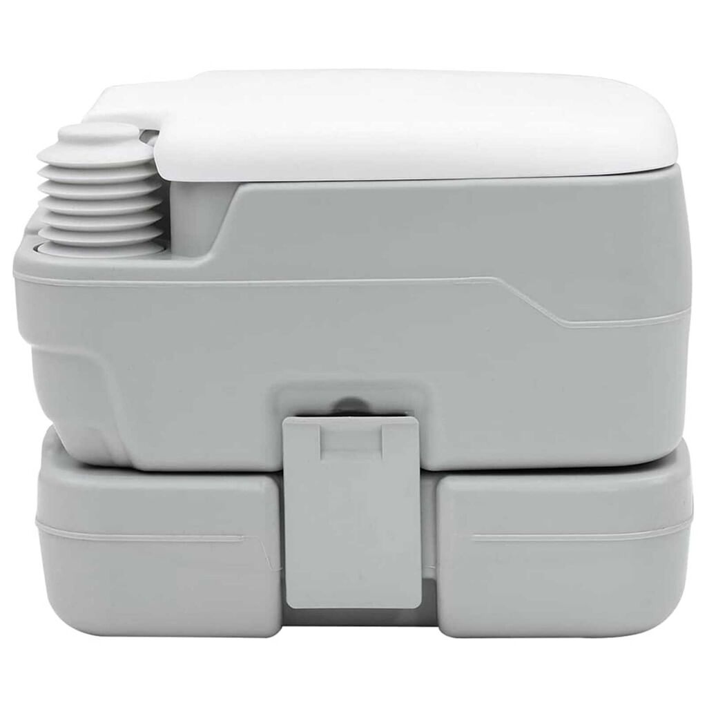 vidaXL Φορητή Τουαλέτα Καμπίνας Γκρι 41.5 x 36.5 x 30 cm