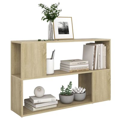 vidaXL Βιβλιοθήκη Sonoma Δρυς 100 x 24 x 63 εκ. από Επεξεργασμένο Ξύλο