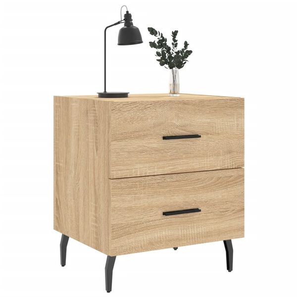 vidaXL Κομοδίνο Sonoma Δρυς 40 x 35 x 47,5 εκ. από Επεξεργασμένο Ξύλο