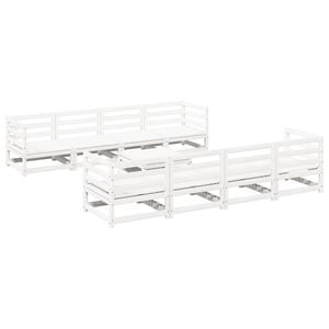 vidaXL &Sigma;&alpha;&lambda;ό&nu;&iota; &Kappa;ή&pi;&omicron;&upsilon; &Sigma;&epsilon;&tau; 9 &Tau;&epsilon;&mu;&alpha;&chi;ί&omega;&nu; &Lambda;&epsilon;&upsilon;&kappa;ό &alpha;&pi;ό &Mu;&alpha;&sigma;ί&phi; &Xi;ύ&lambda;&omicron; &Pi;&epsilon;ύ&kappa;&omicron;&upsilon;