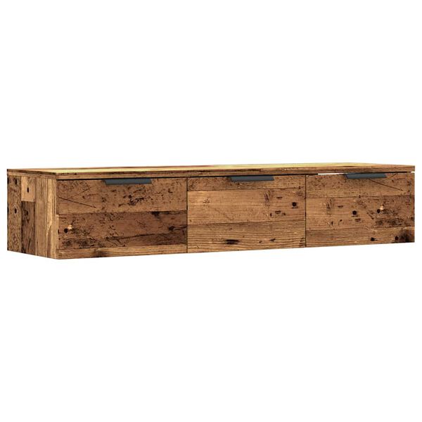 ντουλάπι τοίχου vidaXL Παλιό ξύλο 102x30x20 cm Κατασκευασμένο ξύλο