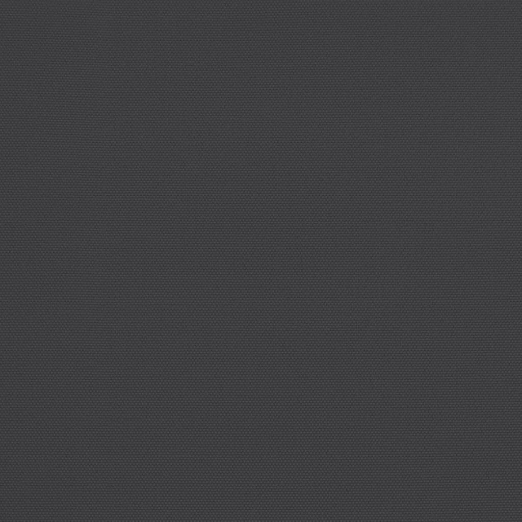 vidaXL Ομπρέλα Βεράντας Ημικυκλική Μαύρη 270x144x222 εκ. Ιστός Αλουμ.