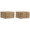 vidaXL &Tau;&omicron;ί&chi;&omicron;&upsilon; &Kappa;&rho;&epsilon;&mu;&alpha;&sigma;&tau;ό &Kappa;&omicron;&mu;&omicron;&delta;ί&nu;&omicron; 2 pcs Artisan &Delta;&rho;&upsilon;&sigmaf; 49 x 34,5 x 20 &epsilon;&kappa;.