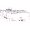 vidaXL Σκελετός Κρεβατιού Χωρίς Στρώμα Taupe 120x200 εκ. Υφασμάτινο