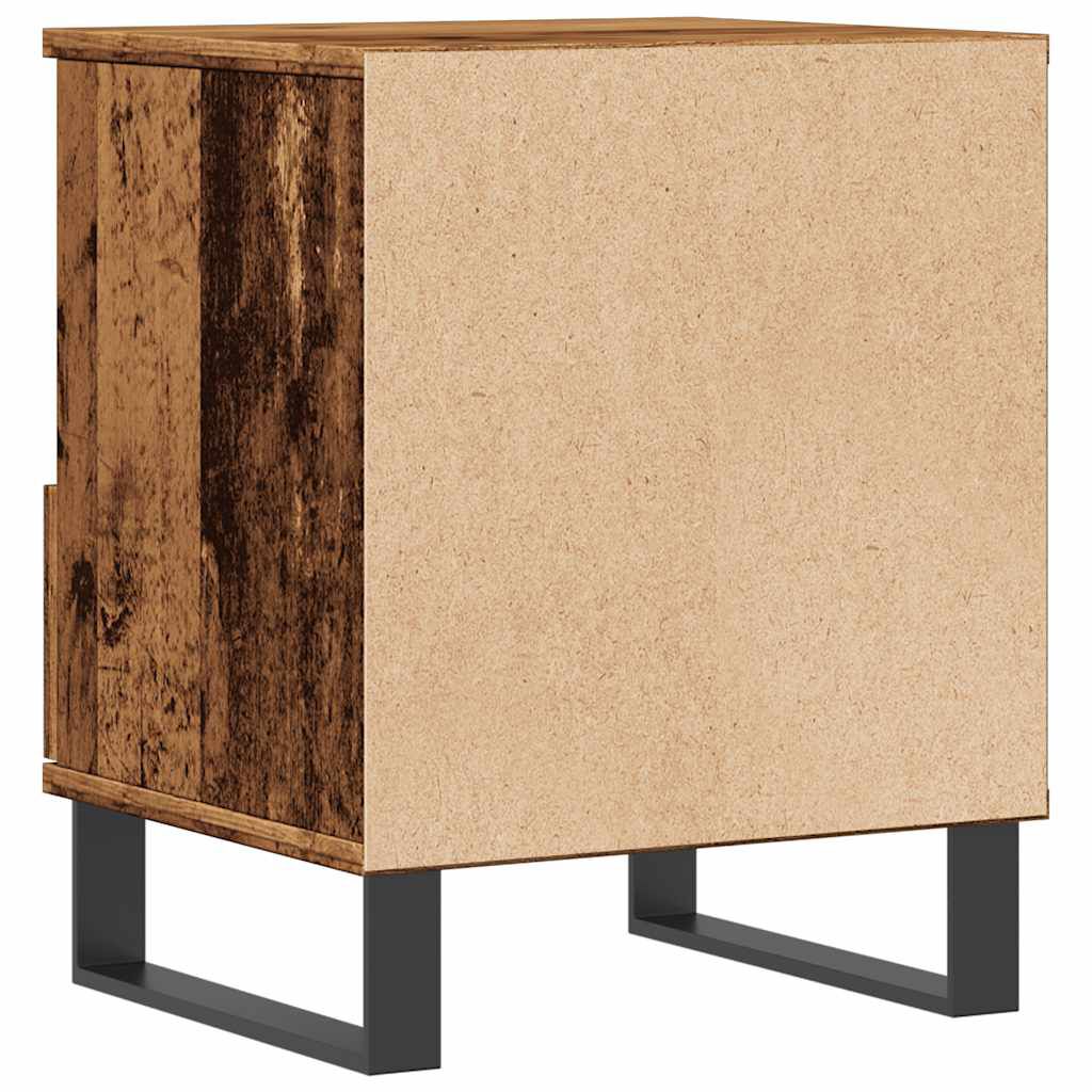 vidaXL Κομοδίνα 2 τεμάχια Παλιό ξύλο 40x35x50 cm Κατασκευασμένο ξύλο