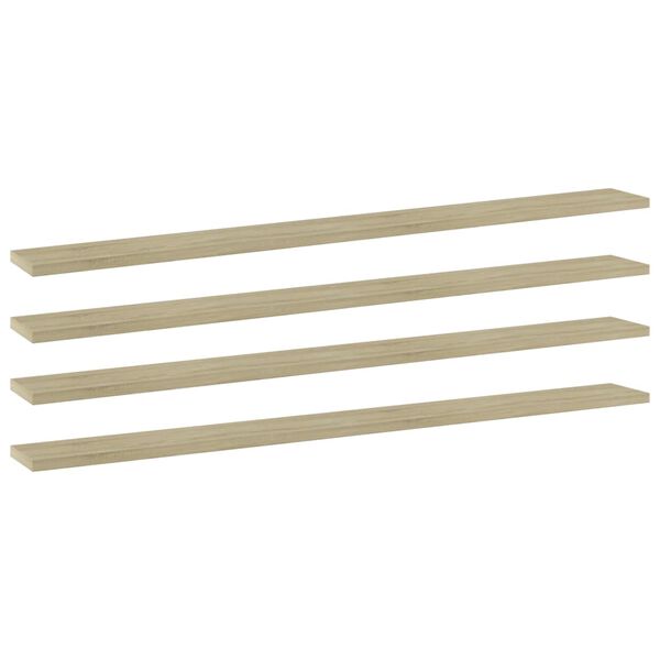 vidaXL &Rho;ά&phi;&iota;&alpha; &Beta;&iota;&beta;&lambda;&iota;&omicron;&theta;ή&kappa;&eta;&sigmaf; 4 &tau;&epsilon;&mu;. Sonoma &Delta;&rho;&upsilon;&sigmaf; 100x10x1,5 &epsilon;&kappa;. &Mu;&omicron;&rho;&iota;&omicron;&sigma;&alpha;&nu;ί&delta;&alpha;