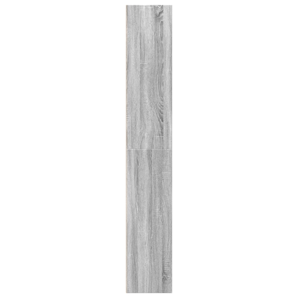 vidaXL Βιβλιοθήκη Γκρι Sonoma 40x30x189 εκ. από Επεξεργ. Ξύλο