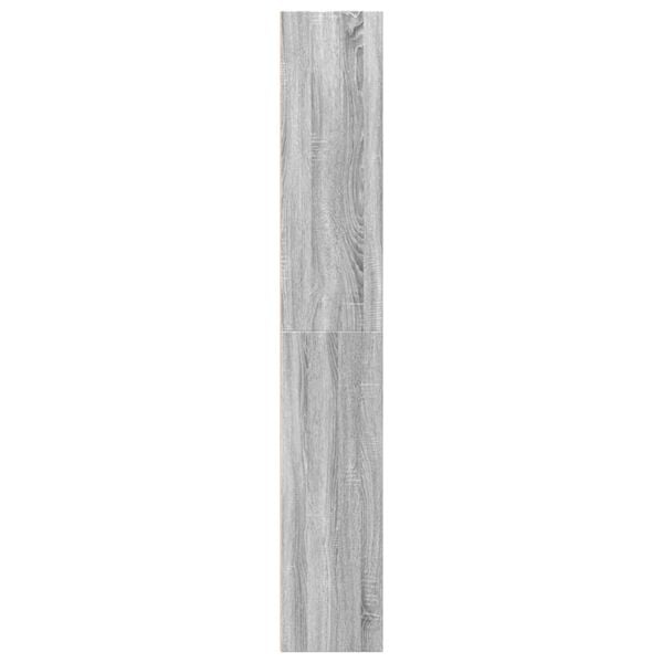 vidaXL Βιβλιοθήκη Γκρι Sonoma 40x30x189 εκ. από Επεξεργ. Ξύλο