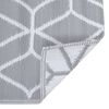 vidaXL Χαλί εξωτερικού χώρου ARAKIL γκρι 120x180 cm PP