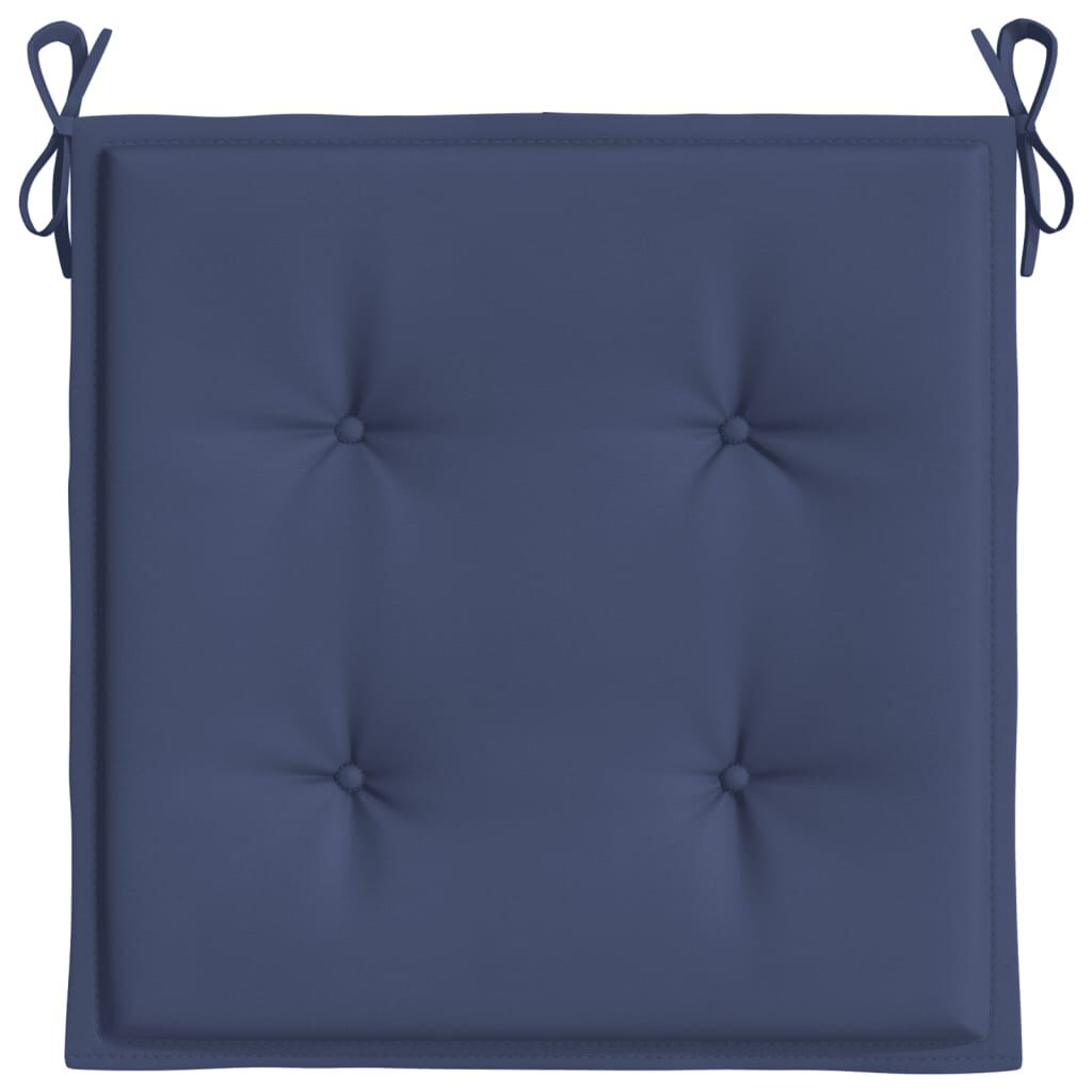 vidaXL Μαξιλάρια Παλέτας 2 τεμ. Ναυτικό Μπλε 50x50x4 εκ. Ύφασμα Oxford