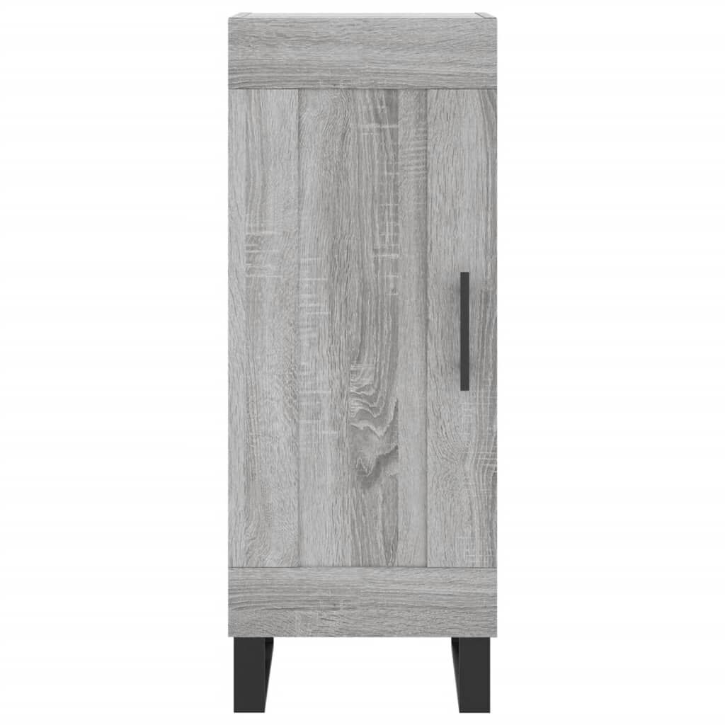vidaXL Ντουλάπι Γκρι Sonoma 34,5x34x90 εκ. από Επεξεργασμένο Ξύλο