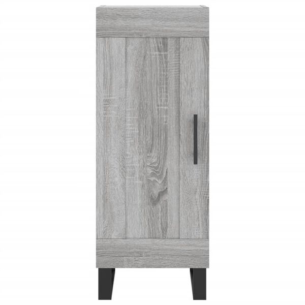 vidaXL Ντουλάπι Γκρι Sonoma 34,5x34x90 εκ. από Επεξεργασμένο Ξύλο
