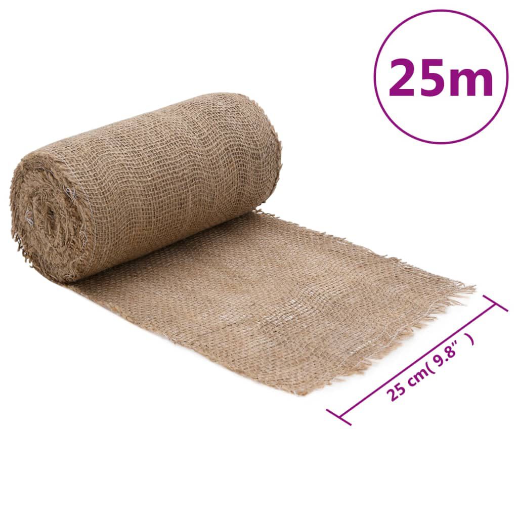 vidaXL Ρολό Γιούτας 0,25 x 25 μ. από 100% Γιούτα 200 gsm