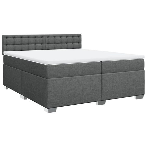 vidaXL &Kappa;&rho;&epsilon;&beta;ά&tau;&iota; Boxspring &mu;&epsilon; &Sigma;&tau;&rho;ώ&mu;&alpha; &Sigma;&kappa;&omicron;ύ&rho;&omicron; &Gamma;&kappa;&rho;&iota; 200x200 &epsilon;&kappa;. &Upsilon;&phi;&alpha;&sigma;&mu;ά&tau;&iota;&nu;&omicron;