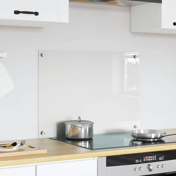 vidaXL Πίσω Πάνελ Κουζίνας Διαφανές 70 x 50 cm σκληρυμένο γυαλί
