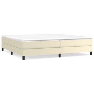 vidaXL &Kappa;&rho;&epsilon;&beta;ά&tau;&iota; Boxspring &mu;&epsilon; &Sigma;&tau;&rho;ώ&mu;&alpha; &Kappa;&rho;&epsilon;&mu; 200x200 &epsilon;&kappa;. &Sigma;&upsilon;&nu;&theta;&epsilon;&tau;&iota;&kappa;ό &Delta;έ&rho;&mu;&alpha;