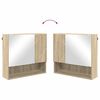 vidaXL Σετ Επίπλων Μπάνιου με πόρτα 4 pcs Sonoma Δρυς 61 x 35 x 64 εκ.