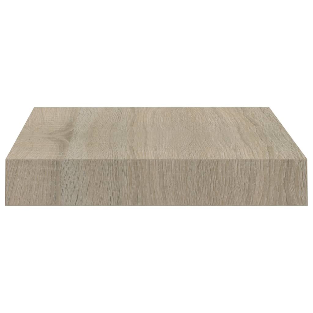 vidaXL Ράφια Τοίχου 2 τεμ. Χρώμα Δρυός 23x23,5x3,8 εκ. MDF