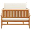 vidaXL Σετ Καναπέ Κήπου 3 pcs Καφέ 75 x 45 x 38 εκ. Μασίφ ξύλο ακακίας