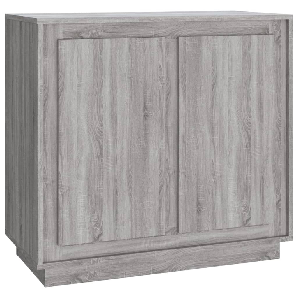 vidaXL Ντουλάπι Γκρι Sonoma 80x34x75 εκ. από Επεξεργασμένο Ξύλο