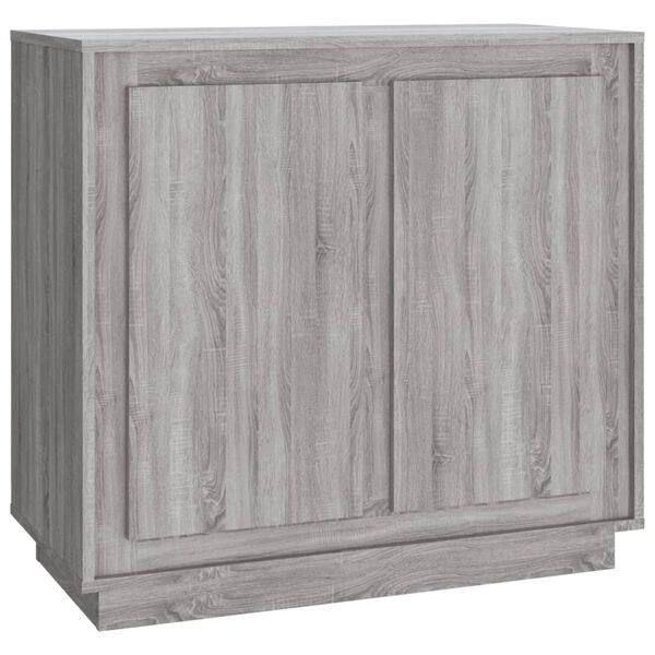 vidaXL Ντουλάπι Γκρι Sonoma 80x34x75 εκ. από Επεξεργασμένο Ξύλο