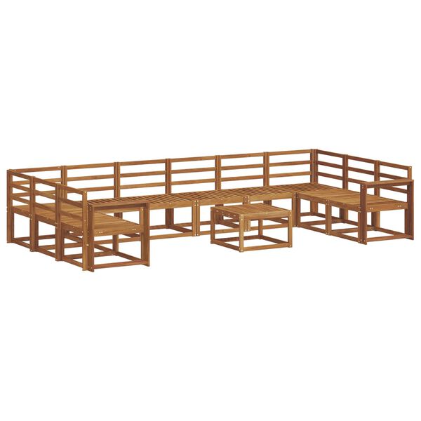 vidaXL &Sigma;&epsilon;&iota;&rho;ά &Kappa;&alpha;&nu;&alpha;&pi;έ &Epsilon;&xi;&omega;&tau;&epsilon;&rho;&iota;&kappa;&omicron;ύ 11 pcs &Phi;&upsilon;&sigma;&iota;&kappa;ό &Sigma;&tau;&epsilon;&rho;&epsilon;ό &Xi;ύ&lambda;&omicron; &Alpha;&kappa;&alpha;&kappa;ί&alpha;&sigmaf;