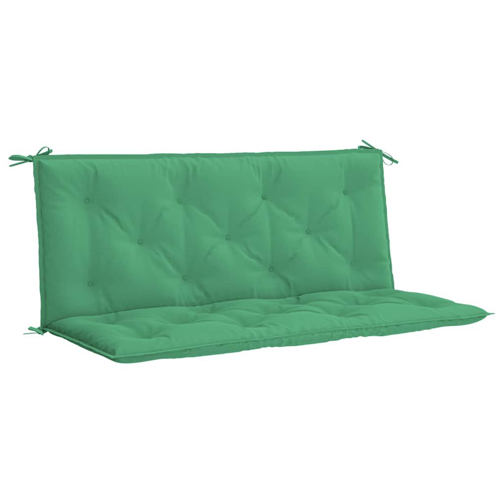 vidaXL Μαξιλάρι Πάγκου Κήπου Γκρι 120x(50+50)x7 εκ. Ύφασμα Oxford