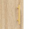 vidaXL Ντουλάπι Sonoma δρυς 90x34x80 εκ. Επεξεργασμένο Ξύλο
