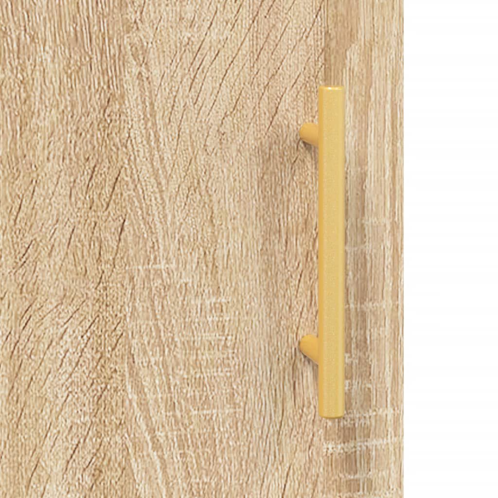 vidaXL Ντουλάπι Sonoma δρυς 90x34x80 εκ. Επεξεργασμένο Ξύλο