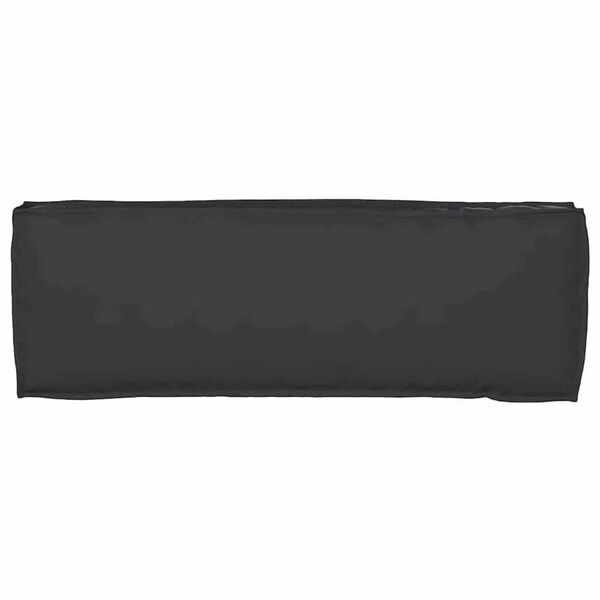 vidaXL Μαξιλάρι παλέτας για πάγκο Μαύρο 120 x 40 x 8 εκ Ύφασμα Oxford