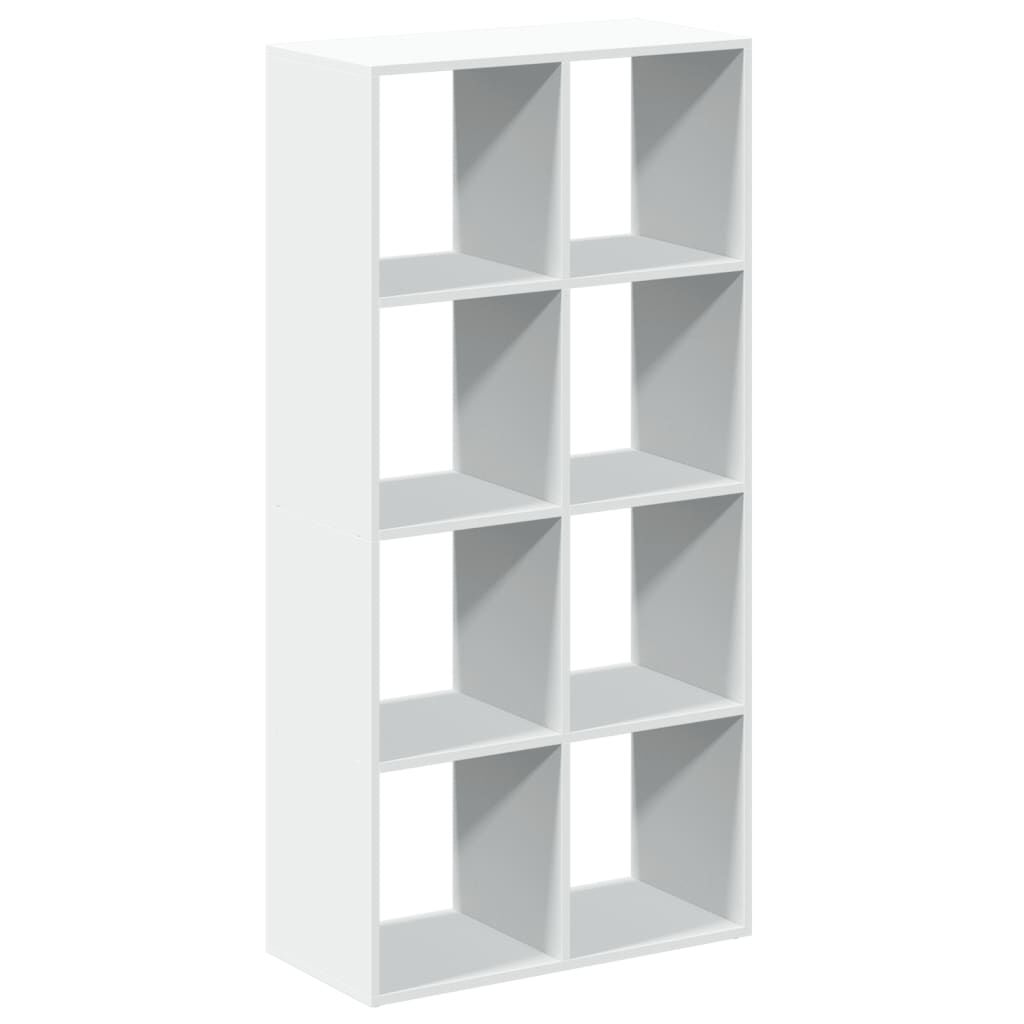 vidaXL Βιβλιοθήκη/Διαχωριστικό Χώρου Λευκό 69,5x29x137,5εκ. Επεξ. Ξύλο