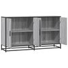 vidaXL Sideboard Grey Sonoma 134x35x76 cm Ξύλινο μηχανουργικό ξύλο