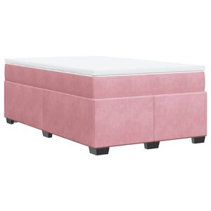 vidaXL &Kappa;&rho;&epsilon;&beta;ά&tau;&iota; Boxspring &mu;&epsilon; &Sigma;&tau;&rho;ώ&mu;&alpha; &Rho;&omicron;&zeta; 120x190 &epsilon;&kappa;. &Beta;&epsilon;&lambda;&omicron;ύ&delta;&iota;&nu;&omicron;