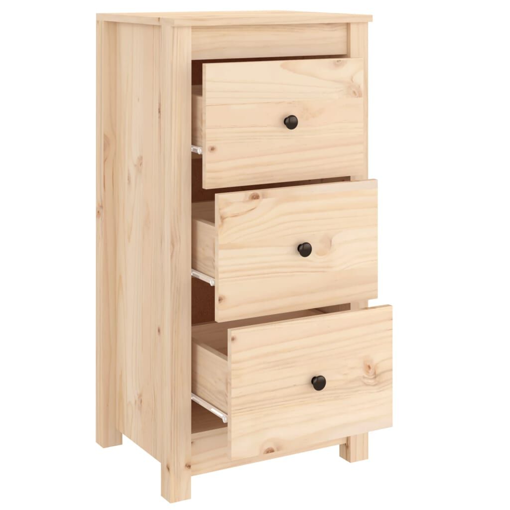 vidaXL Ντουλάπι 40 x 35 x 80 εκ. από Μασίφ Ξύλο Πεύκου