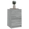 vidaXL Κομοδίνο Γκρι Sonoma 40 x 40 x 63 εκ. από Επεξεργασμένο Ξύλο